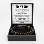 Tiger Eye Strength Bracelet - For My Son