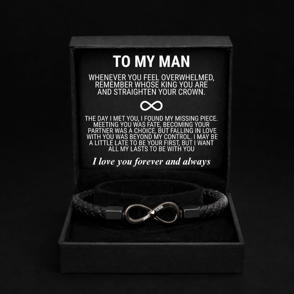 Infinity Personalised Bracelet Classic - For My Husband