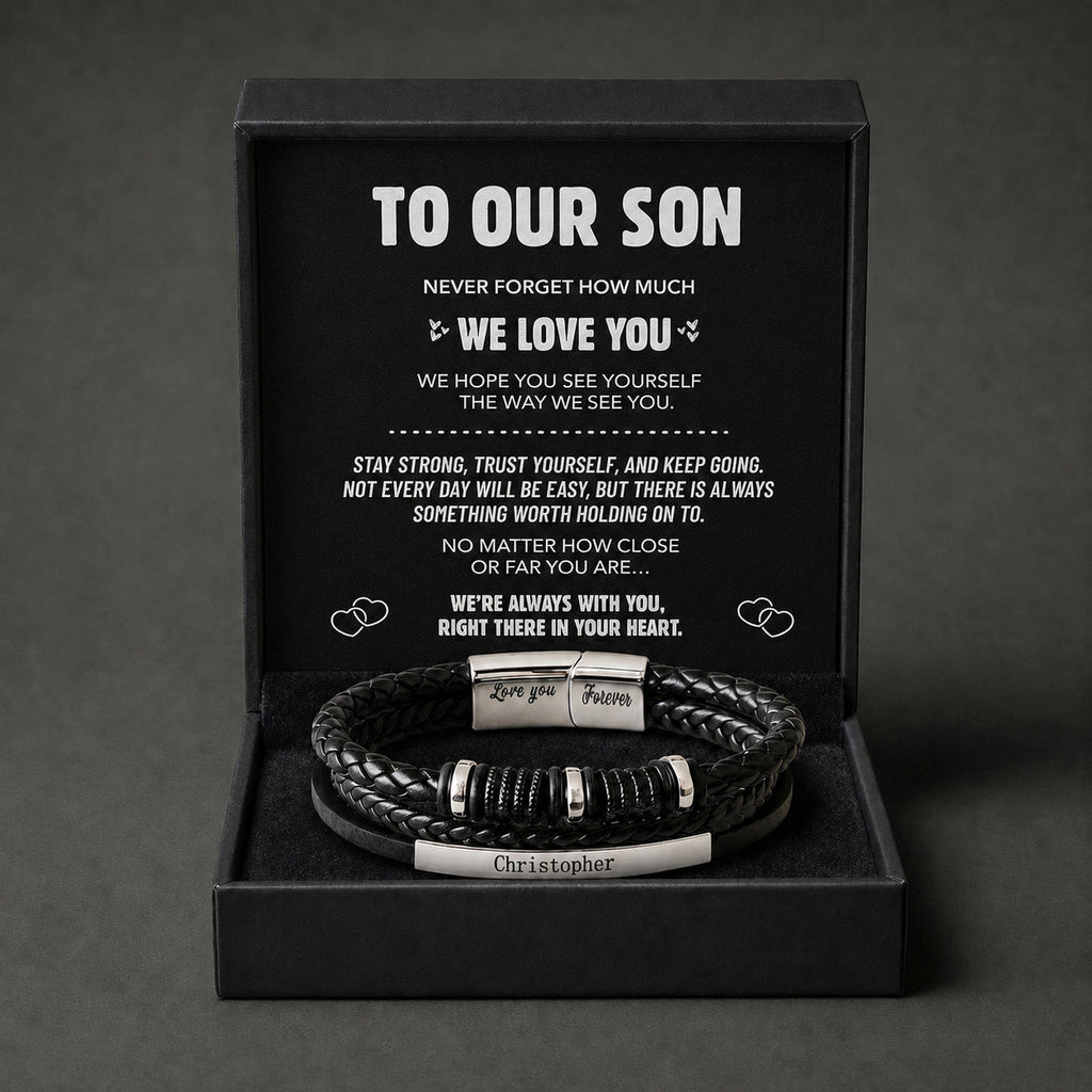 Linked for Life Personalised Bracelet - For My Son