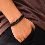 Tiger Eye Shield Bracelet - For My Son