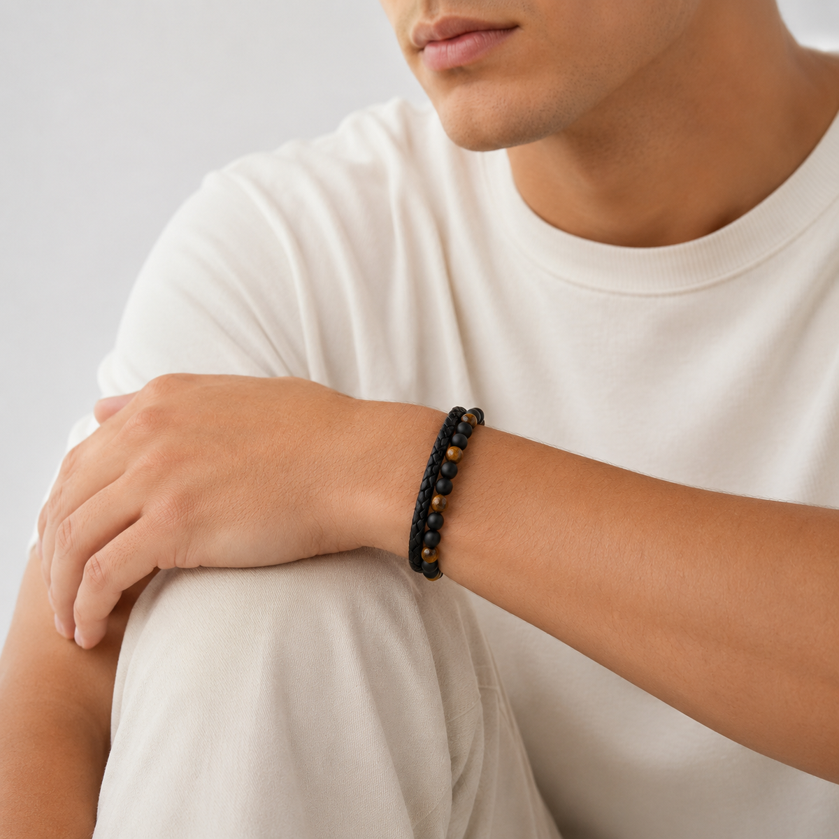 Tiger Eye Strength Bracelet - For My Son