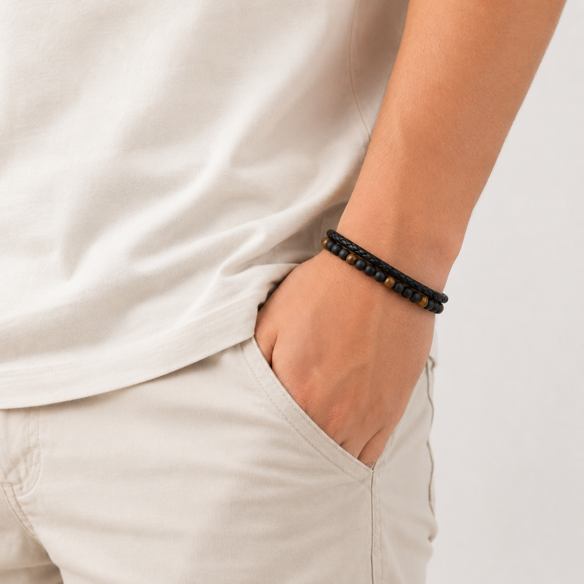 Tiger Eye Strength Bracelet - For My Son