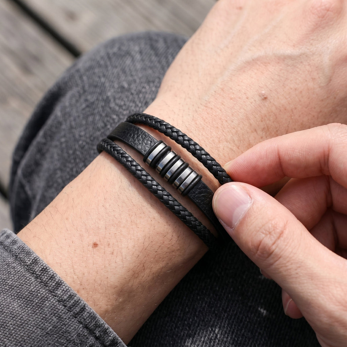 Never Walking Alone Bracelet - For My Son