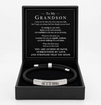 Faith & Strength Bracelet - For My Grandson