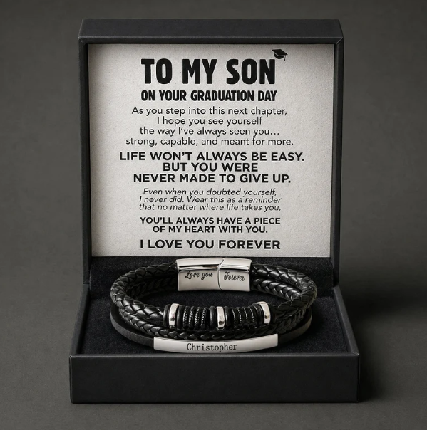 Graduation Strength Bracelet - For My Son