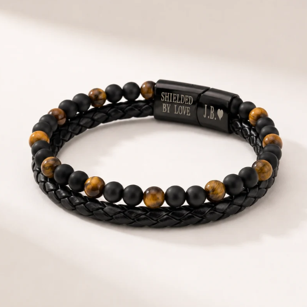 Always in Your Corner Tiger Eye Bracelet - For My Son